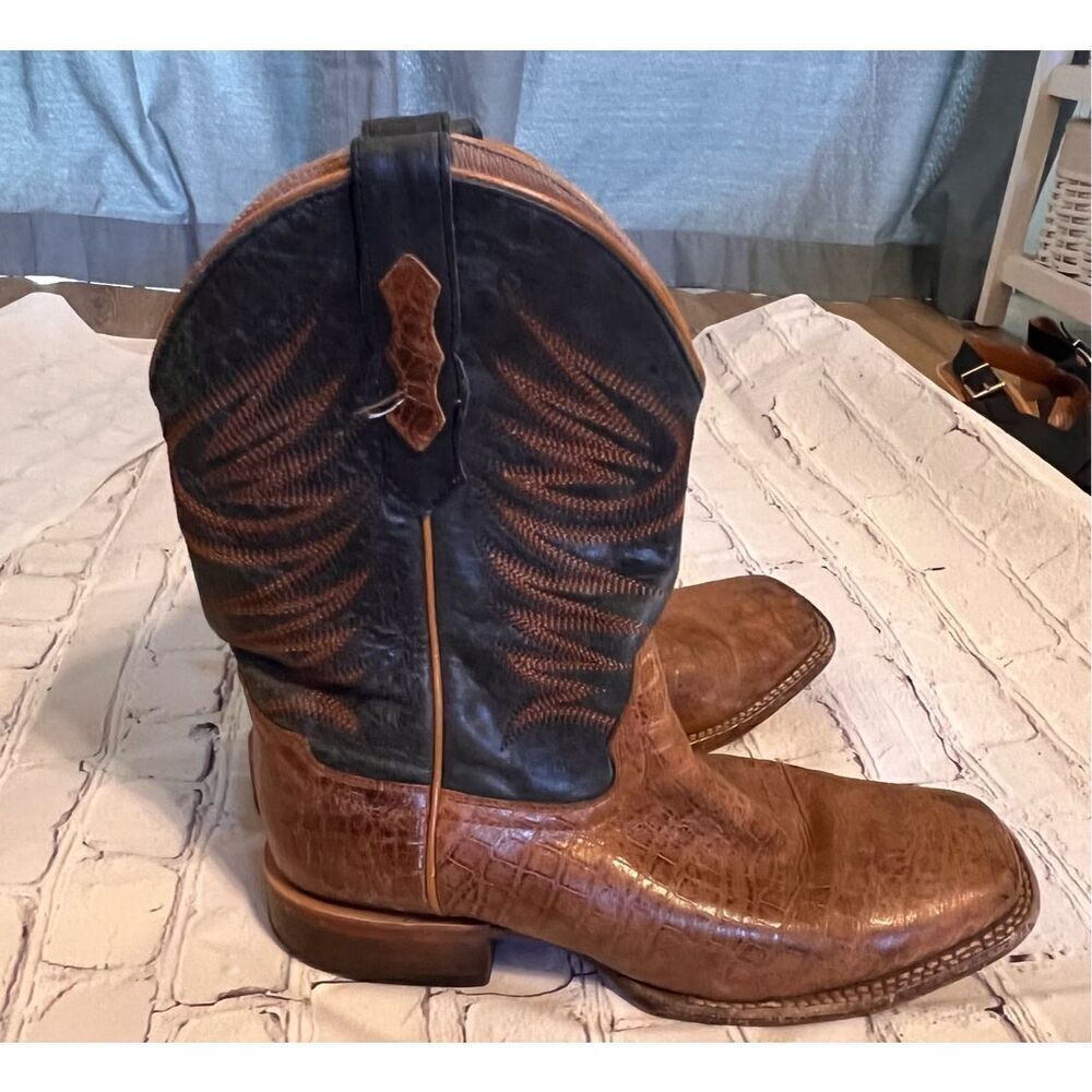 Cody James Size 9D Two Tone Brown Western Boots Cowbo Rodeo Ranch Farm Workwear - Picture 2 of 16